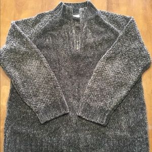 Croft & Barrow dark brown sweater